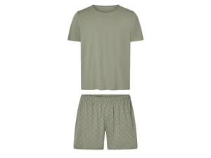 esmara Men Korte heren pyjama (stippen/kaki, L (52/54))