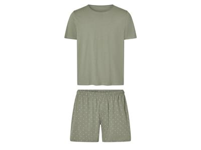 esmara Men Korte heren pyjama (stippen/kaki, L (52/54))