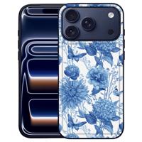 Flowers Blue Back Cover iPhone 17 Pro Max