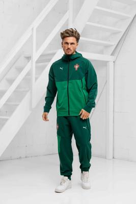 Portugal Pumatech Trainingspak Heren Donkergroen 2025/2026 - Maat XL - Kleur: Donkergroen | Soccerfanshop
