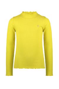 Like Flo Meisjes basic col shirt - Eef - Lemon geel