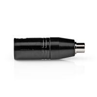 Nedis COTP15930BK Xlr-adapter Xlr 3-pins Male - Rca Female 1 St Metaal