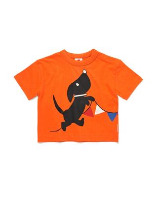 HEMA Takkie en Siepie baby T-shirt Koningsdag oranje (oranje)