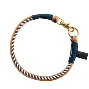 HUNTER Hondenhalsband Tinnum, blauw-beige, Maat: XL