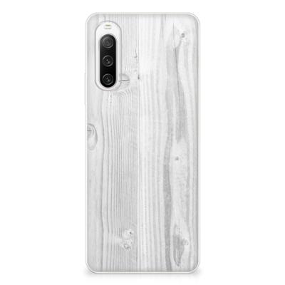 Sony Xperia 10 IV | Bumper Hoesje | White Wood