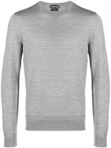 TOM FORD pull en maille fine - Gris