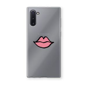 Kusje: Samsung Galaxy Note 10 Transparant Hoesje