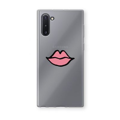Kusje: Samsung Galaxy Note 10 Transparant Hoesje