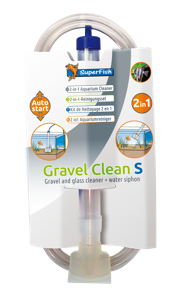 Superfish Gravel Clean S - Multifunctionele 2-in-1 Auto-Start Aquariumreiniger voor Waterverversing en Bodem