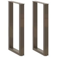 Bartafelpoten 2 st U-vormig 40x(90-91) cm staal naturel