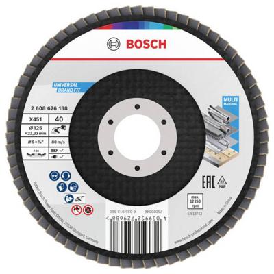 Bosch Accessories 2608626139 Lamellenschuurschijf Diameter 125 mm 1 stuk(s)