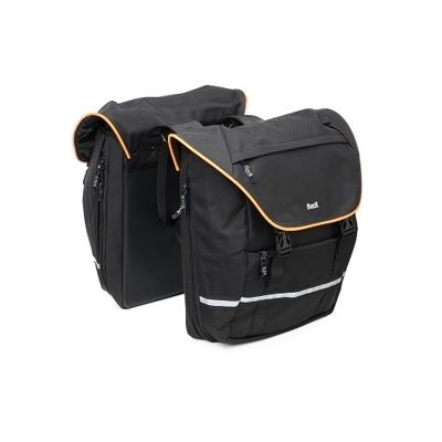 Dubbele Sportieve Fietstas SPRTV MIK Zwart/Oranje Dubbele Sportieve Fietstas SPRTV MIK Zwart/Oranje