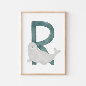 Poster - Alphabet R