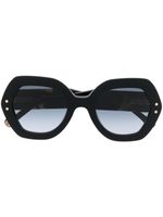 Carolina Herrera lunettes de soleil à monture géométrique oversize - Noir
