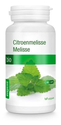 Purasana Citroenmelisse/melisse vegan bio (60 vega caps)