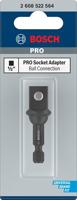 Bosch Accessoires pro socket adapter met kogelaansluiting | 1/2" | 50 mm - 2608522564