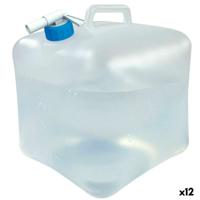 Waterfles Aktive Polyethyleen 10 L 22 x 26 x 22 cm (12 Stuks)