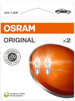 OSRAM steeklamp glass base 12v1,2w 272102 blister