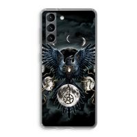 Sinister Wings: Samsung Galaxy S21 Transparant Hoesje