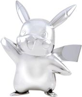 Pokemon 25th Anniversary Figure - Silver Pikachu - thumbnail