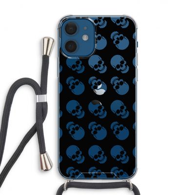 Musketon Skulls: iPhone 12 Transparant Hoesje met koord