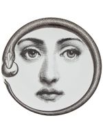 Fornasetti assiette imprimée - Blanc - thumbnail