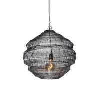 QAZQA Oosterse hanglamp zwart 45 cm x 40 cm - Vadi