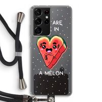 One In A Melon: Samsung Galaxy S21 Ultra Transparant Hoesje met koord