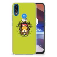 Motorola Moto E7/E7i Power Telefoonhoesje met Naam Doggy Biscuit
