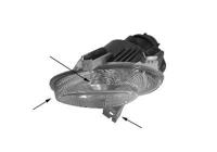 Mistlamp rechts niet VOOR XS/GTi/S16 4028996