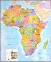 Wandkaart P Afrika Politiek, 100 x 120 cm | Maps International