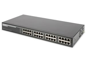 Digitus DN-95116 netwerk-switch Gigabit Ethernet (10/100/1000) Power over Ethernet (PoE) 1U Grijs