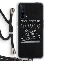 Risk loss: OnePlus Nord CE 5G Transparant Hoesje met koord