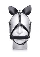 Dark Horse Pony Head Harness with Silicone Bit - Black Dark Horse Pony Head Harness with Silicone Bit - Black