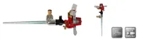 Polet sproeier roterend + statisch met metalen pin