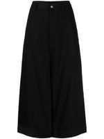 Yohji Yamamoto jupe-culotte à design asymétrique - Noir