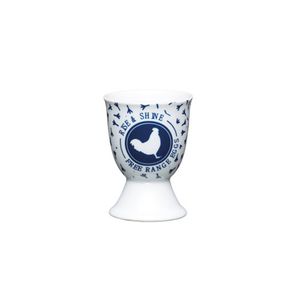 KitchenCraft - Set van 2 - Eierdopje - Traditioneel Blauw - KitchenCraft