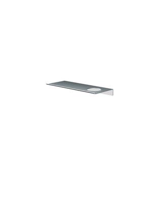 Hotbath &More Planchet 30 cm inclusief bevestigings rails met 1 uitsparing voor een zeepdispenser of beker RVS 316