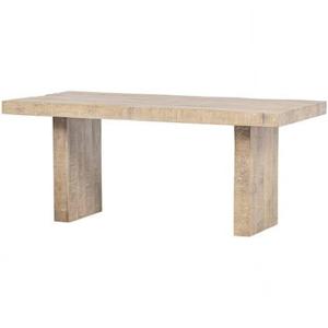 Basiclabel Balk Eettafel - Mangohout - Naturel - 76x180x90