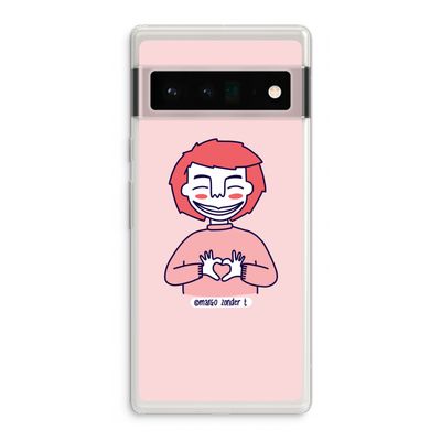 Hartje: Google Pixel 6 Pro Transparant Hoesje
