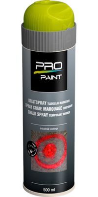 Markeerverf tijdelijk 5-15 dagen fluor geel (500ml)