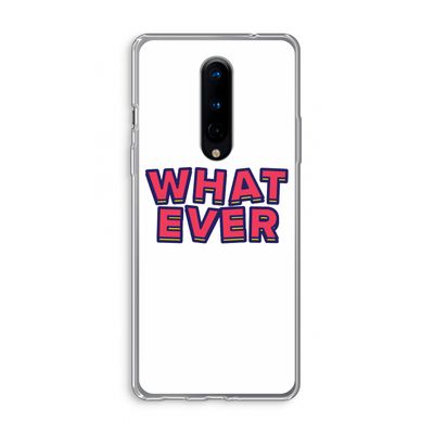 Whatever: OnePlus 8 Transparant Hoesje