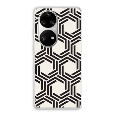 Geometrisch patroon: Huawei P50 Pro Transparant Hoesje