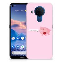 Nokia 5.4 Telefoonhoesje met Naam Pig Mud