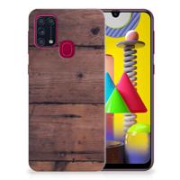 Samsung Galaxy M31 | Bumper Hoesje | Old Wood