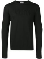 Valentino Garavani sweat VLTN à logo embossé - Noir - thumbnail