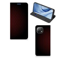 Xiaomi 11 Lite NE 5G | Mi 11 Lite | Hoesje met Magneet | Geruit Rood