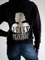 Peaky Blinders Heartbreaker Hoodie - “I Warn You” Zwart | Peaky Blinders