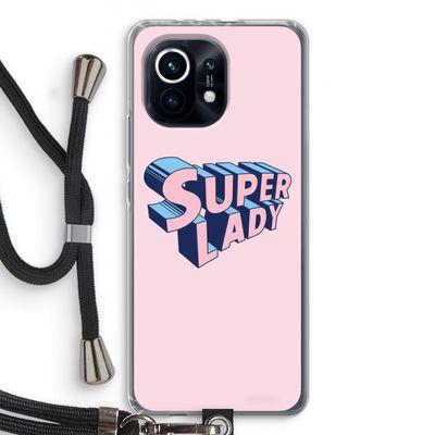 Superlady: Xiaomi Mi 11 Transparant Hoesje met koord