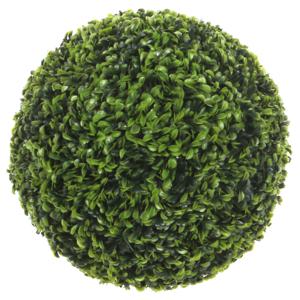 Mica Decorations Kunstplant - buxusbol - groen - 27 cm   -